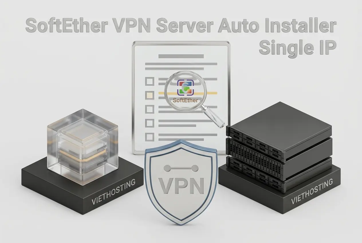 Cài SoftEther VPN Server đa giao thức trên VPS chỉ với 1 lệnh